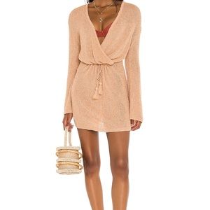 L*Space Topanga Coverup in Putty - Small - NWOT